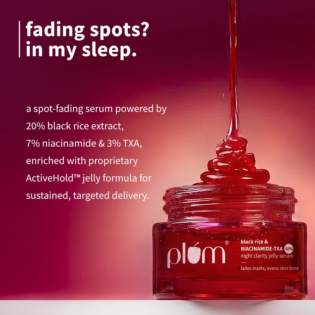 Black Rice & 10% Niacinamide-TXA Night Clarity Jelly Serum