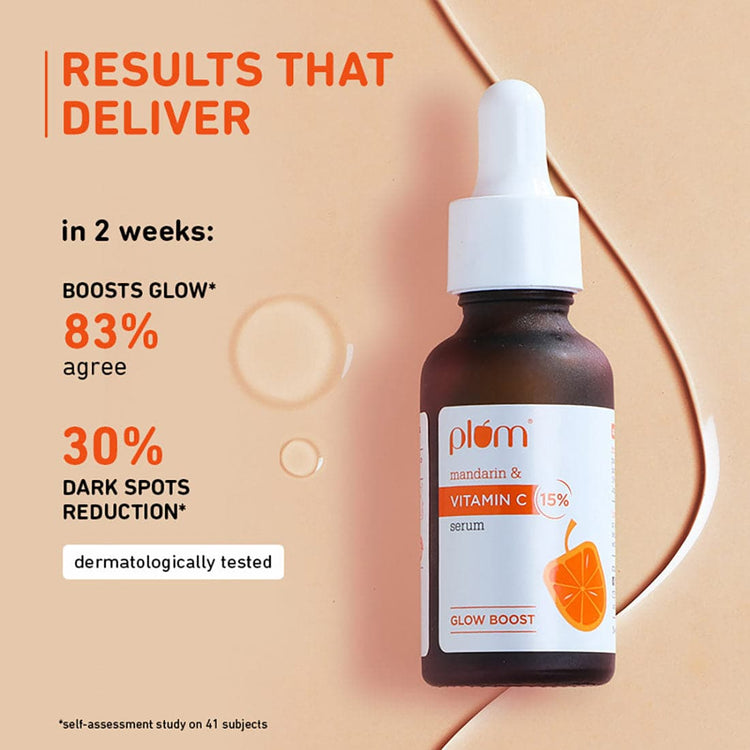 15% Vitamin C Face Serum - Pack of 2 | Boosts Glow | Reduces Dark Spots & Hyperpigmentation | with Pure Ethyl Ascorbic Acid | Lightweight & Quick-absorbing | Suits All Skin Types | 100% Vegan