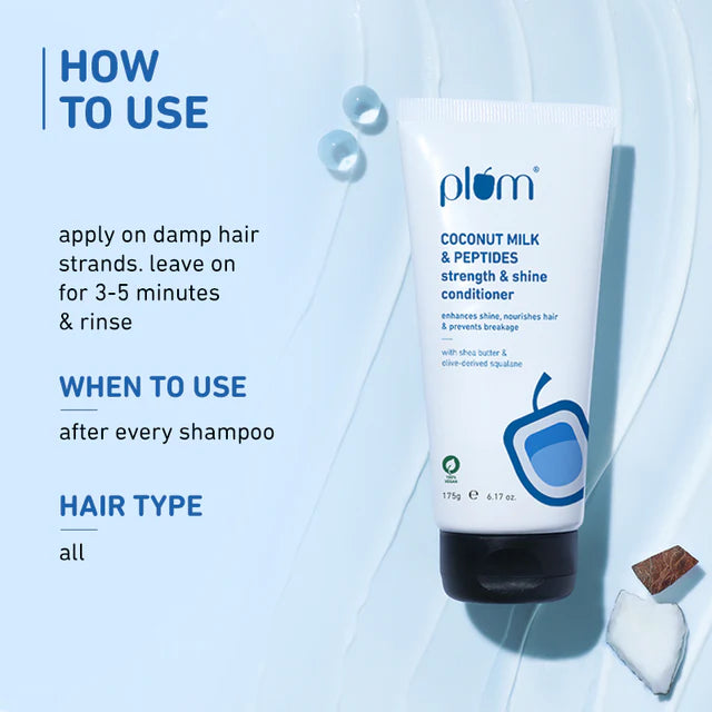 Coconut & Peptides Soft Hair Routine | 4 step combo | Shampoo, Conditioner, Hair Mask, Hair Serum