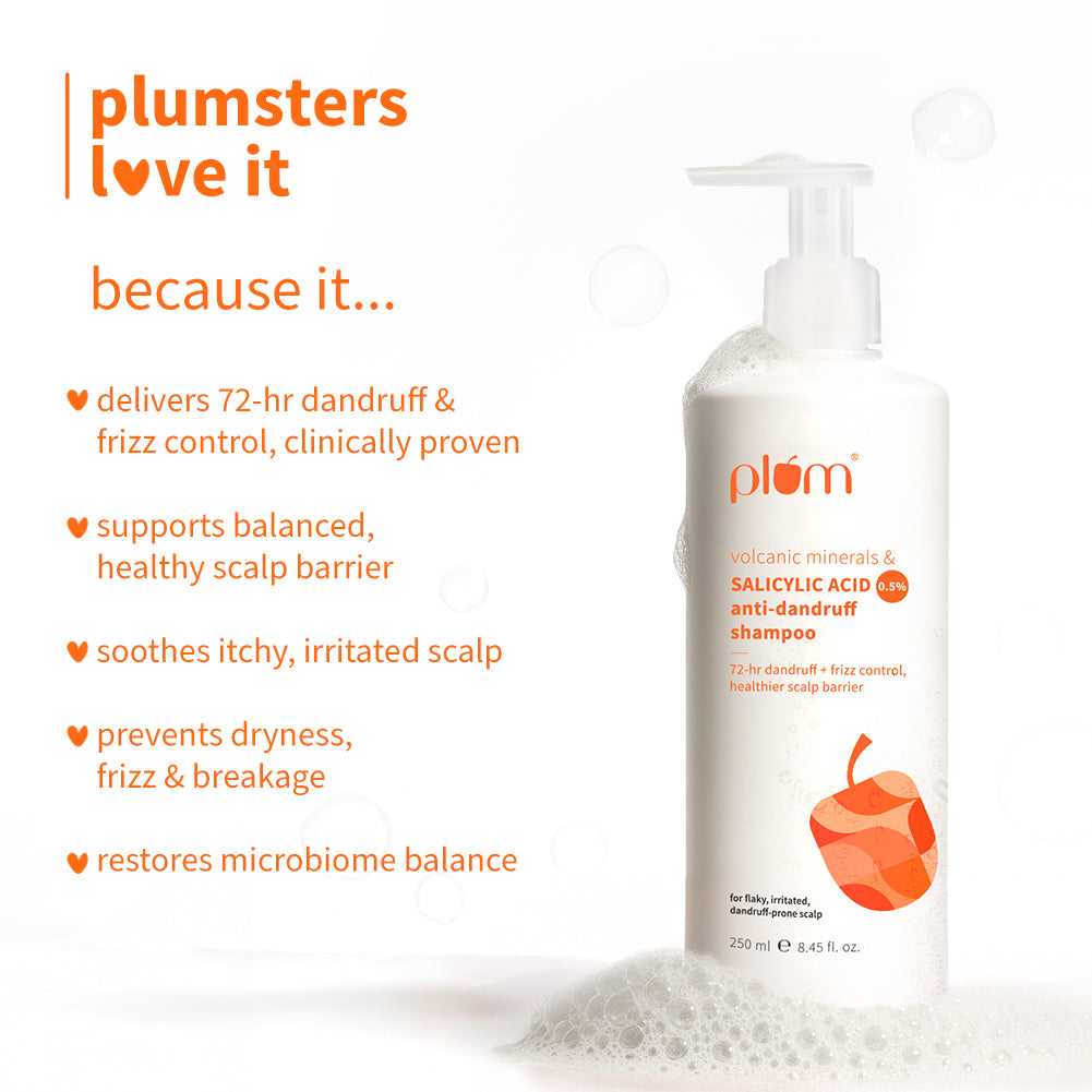 Anti-Dandruff Shampoo with Volcanic Minerals & 0.5% Salicylic Acid