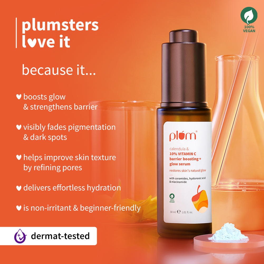 Calendula & 10% Vitamin C Barrier Boosting + Glow Serum