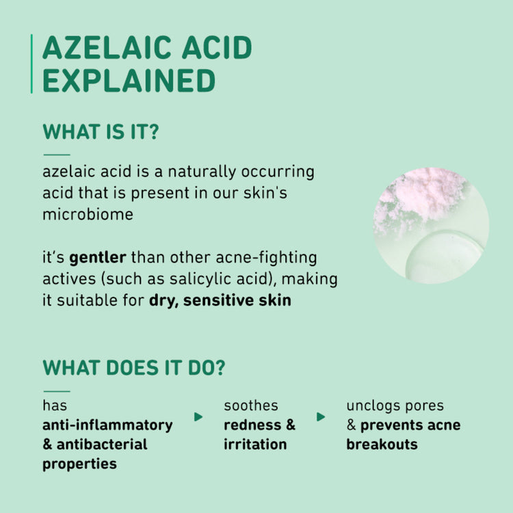thinkDERMA 10% Azelaic Acid & Cica Face Serum for Dry, Sensitive Skin