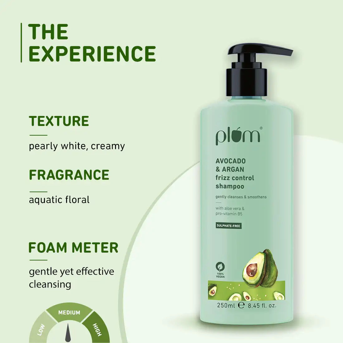 Avocado & Argan Frizz Control Shampoo