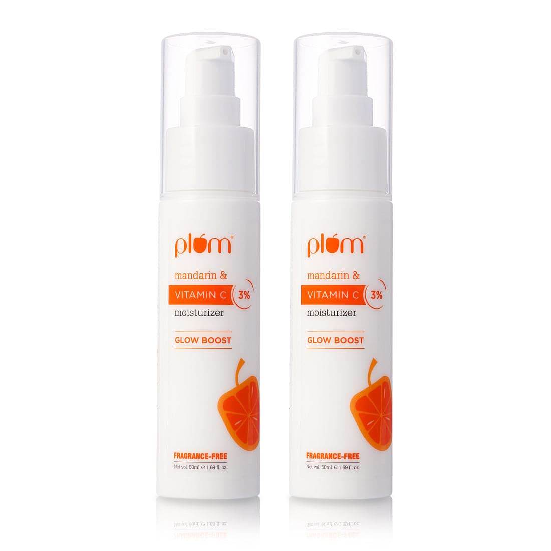 3% Vitamin C Moisturizer with Mandarin - Pack of 2 For Hyperpigmentation & Dark Spots