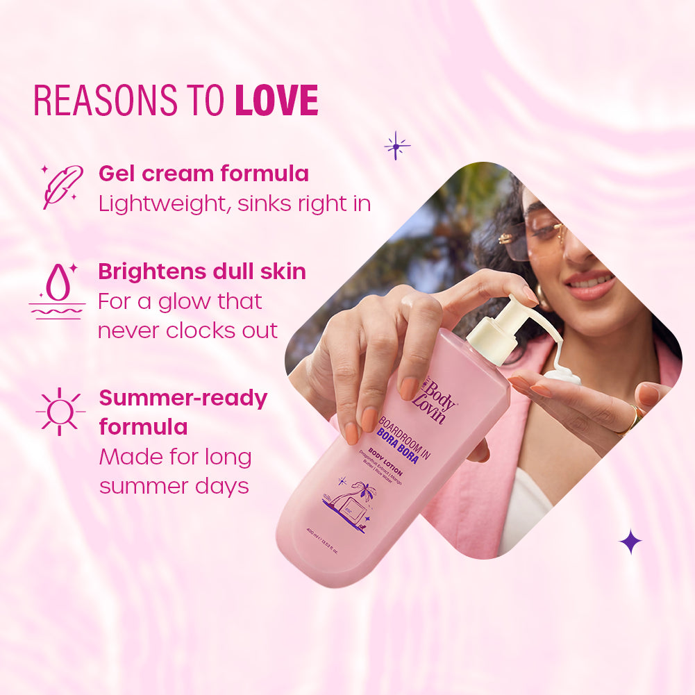 Brightening & reviving body lotions by BodyLovin'