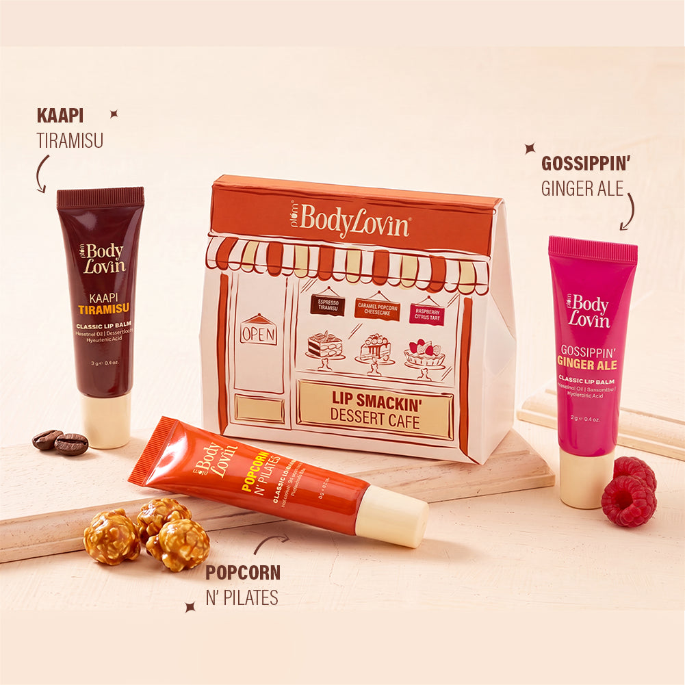 Lip Smackin' Dessert Cafe | Set of 3 - 3g Lip Balms by BodyLovin'