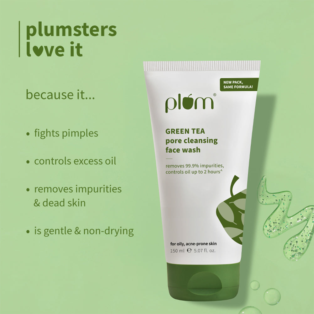Green Tea Pore Cleansing Face Wash for Acne