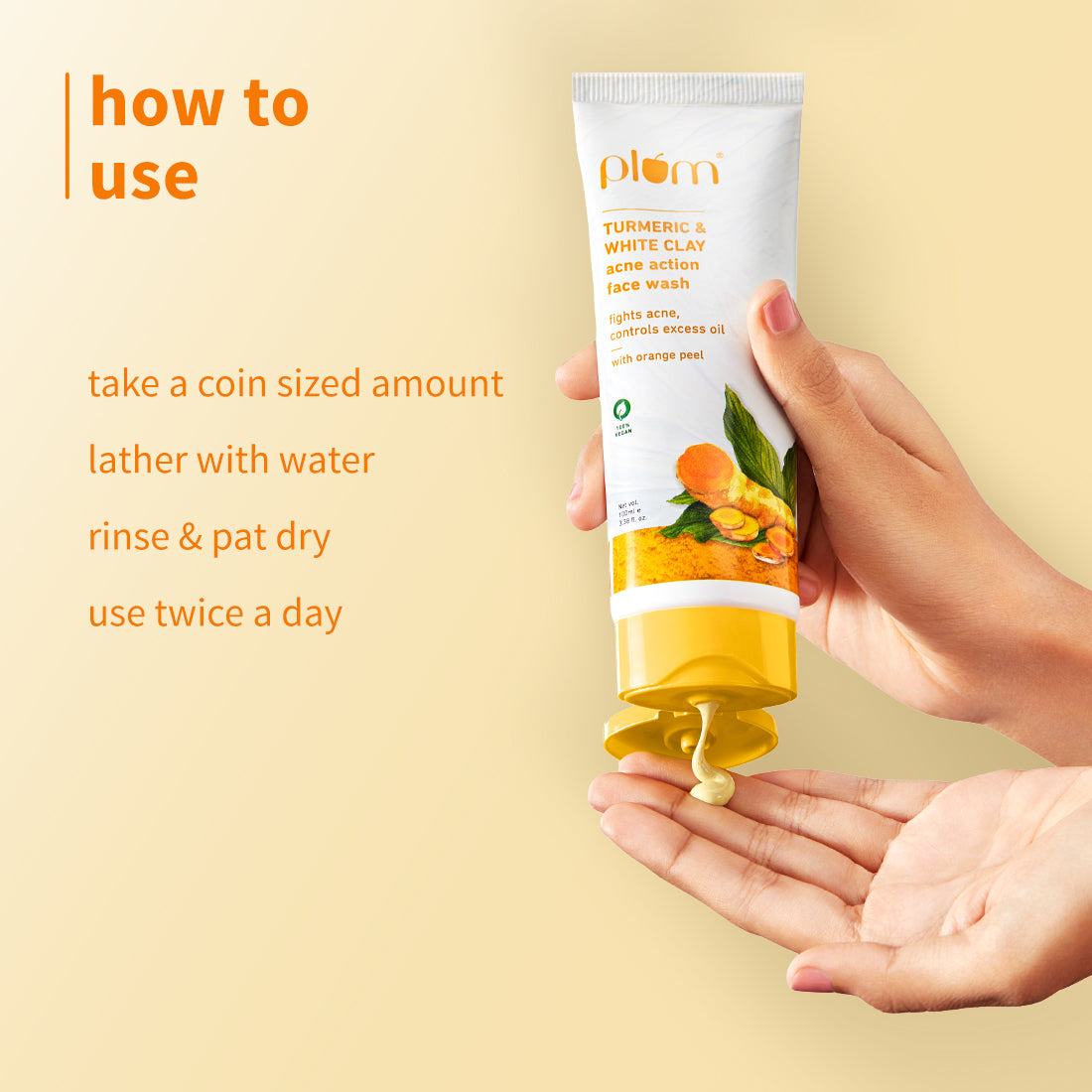 Turmeric & White Clay Acne Action Face Wash