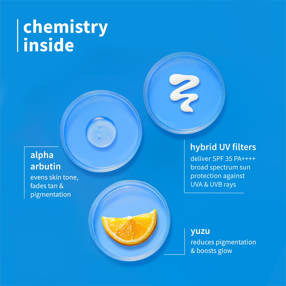 Yuzu & Alpha Arbutin Weightless Fluid Sunscreen 35 PA++++