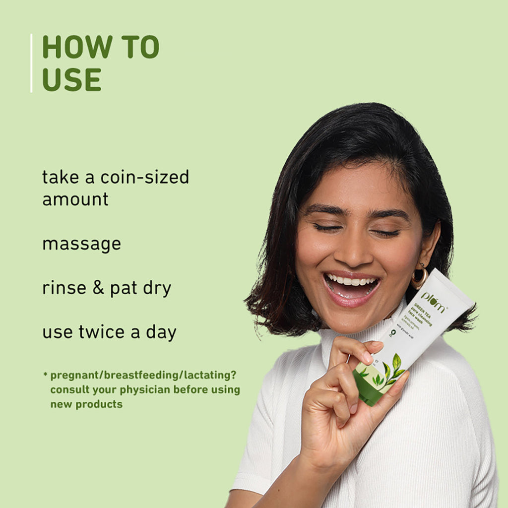 Green Tea Pore Cleansing Face Wash Enriched with Green Tea & Glycoli