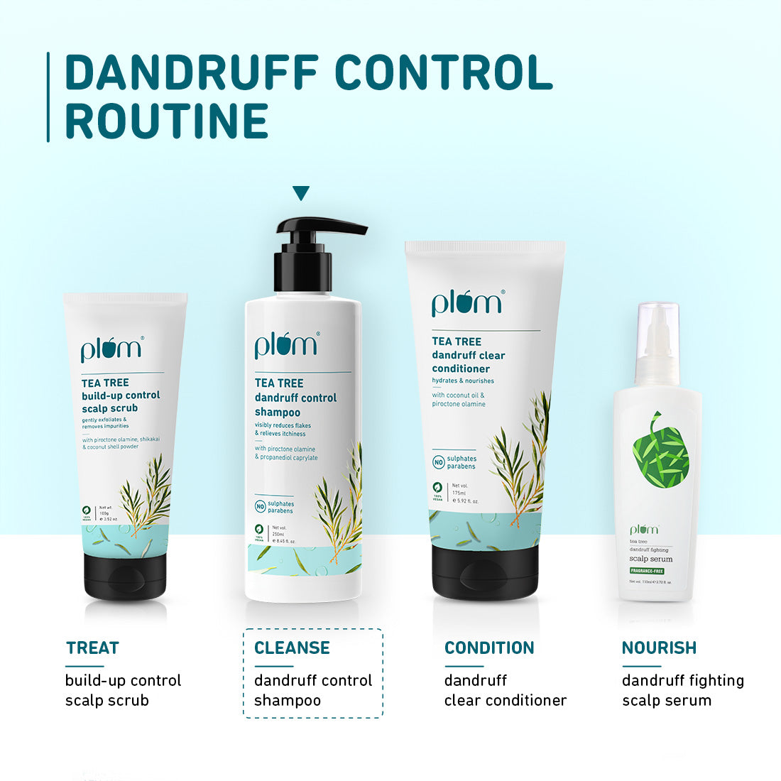 Tea Tree Dandruff Control Shampoo