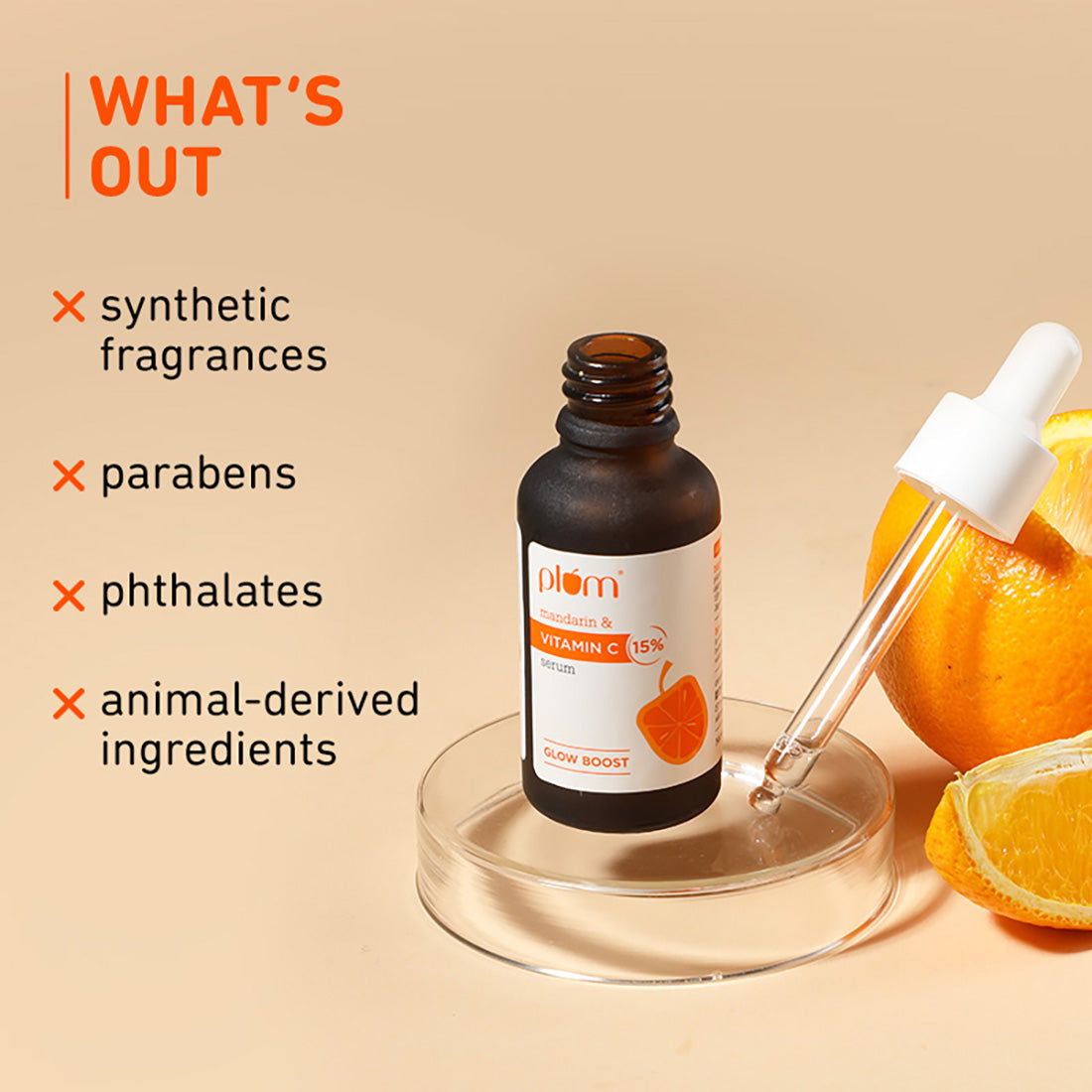 15% Vitamin C Serum for Face with Mandarin