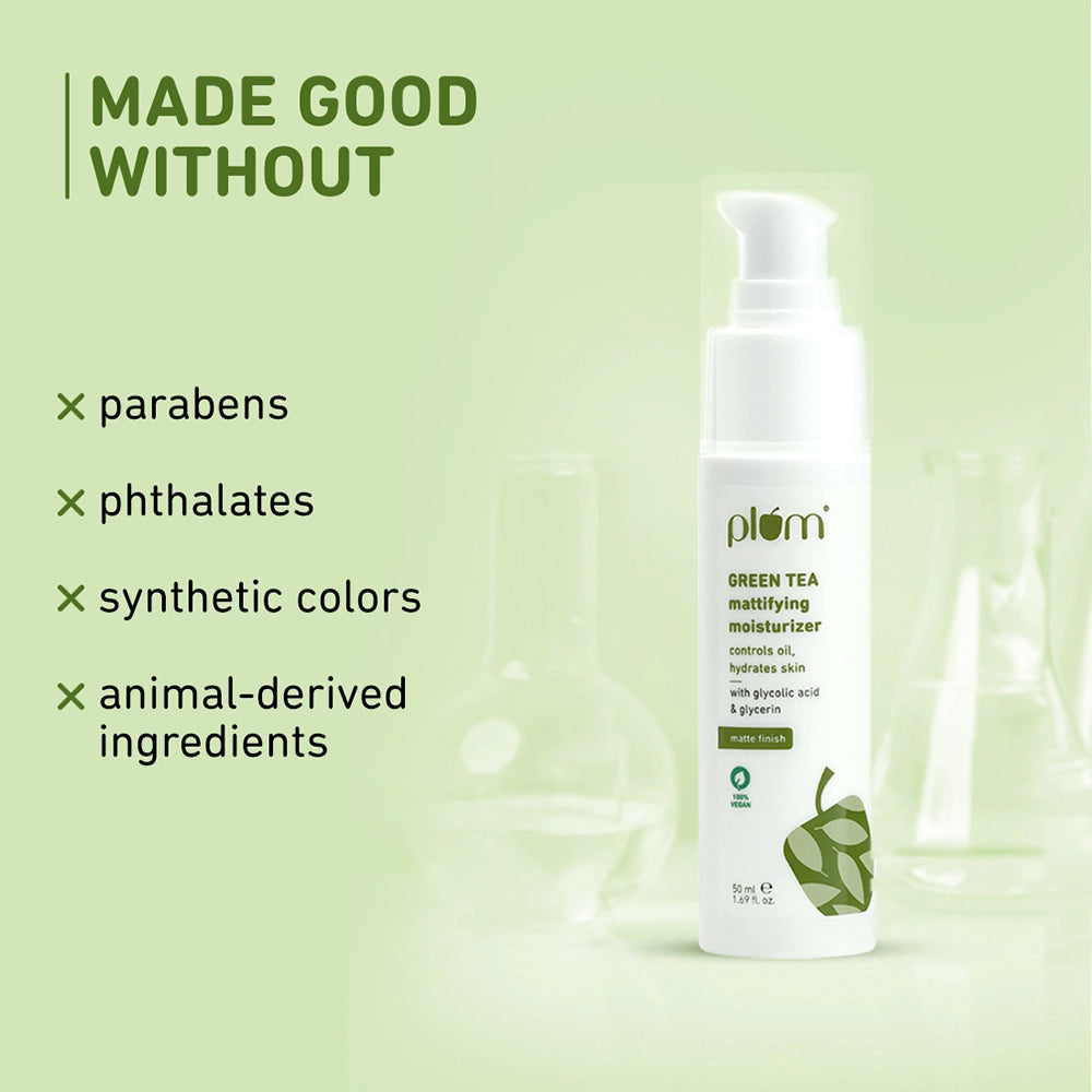Green Tea Mattifying Moisturizer for Oily & Acne-Prone Skin