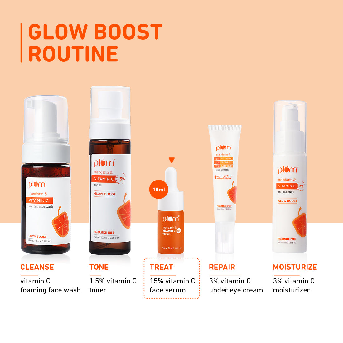 15% Vitamin C & Mandarin Serum For Glowing Skin