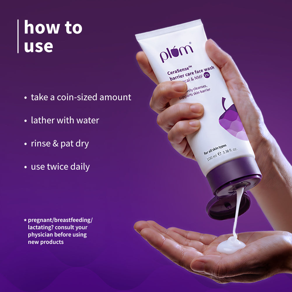 CeraSense™ Barrier Care Face Wash with Acai & 1% NMF