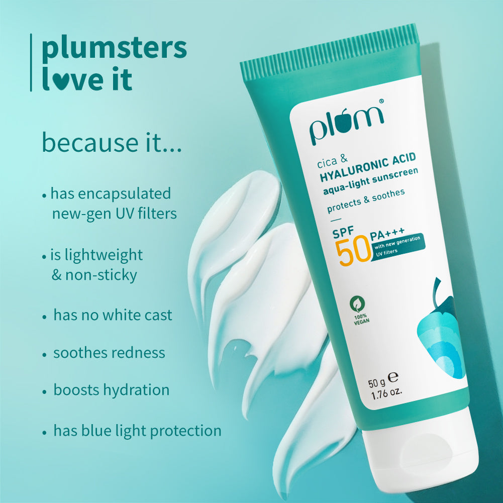 Cica & Hyaluronic Acid SPF 50 Sunscreen