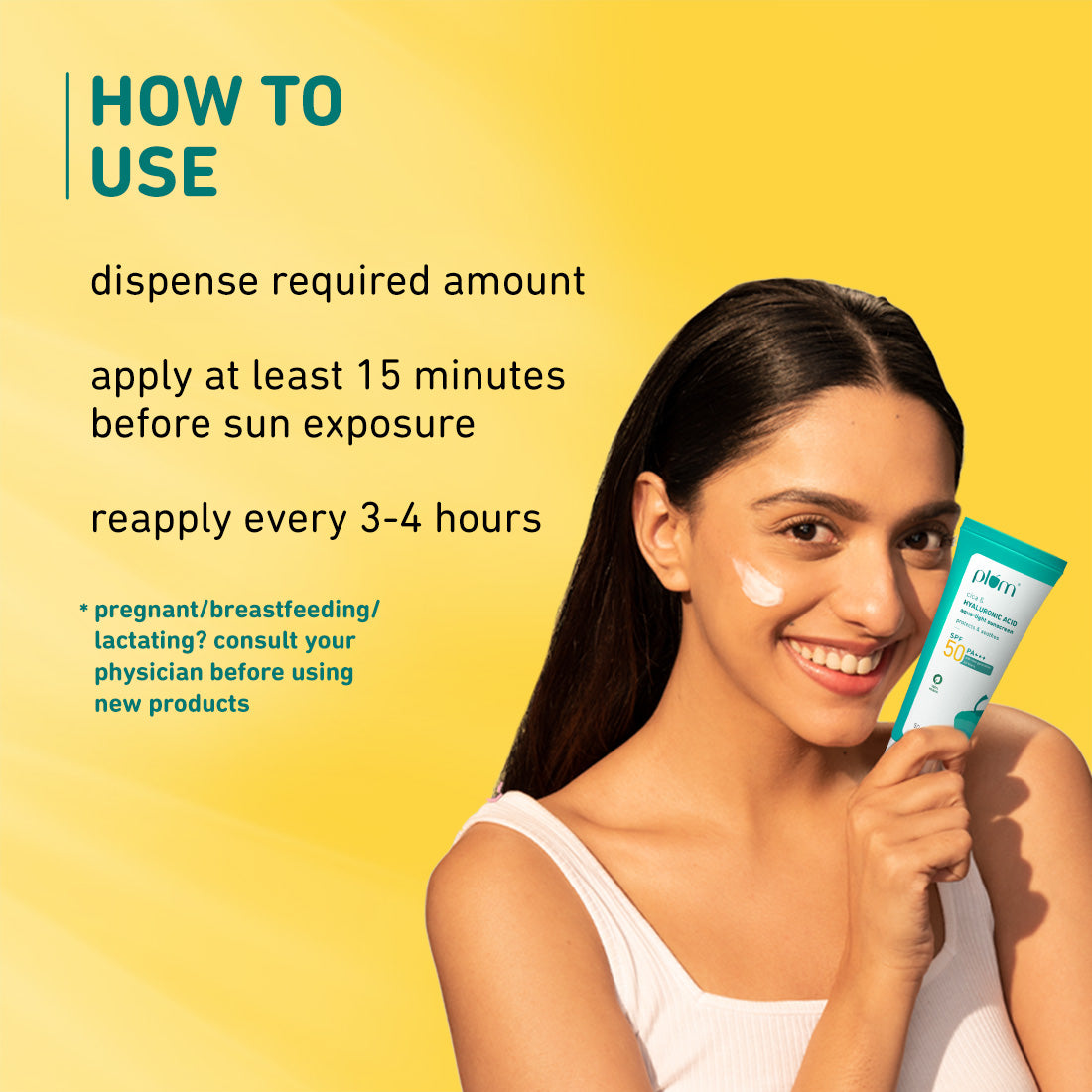 Cica & Hyaluronic Acid SPF 50  Sunscreen