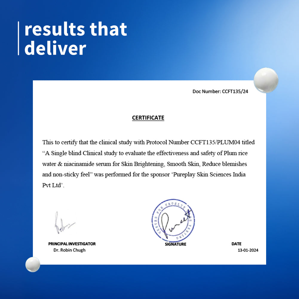 10% Niacinamide Face Serum with Rice Water For Clear & Bright Skin