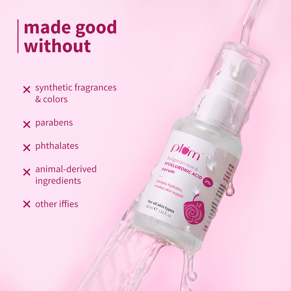 Bulgarian Rose & 2% Hyaluronic Acid Serum For Dry Skin