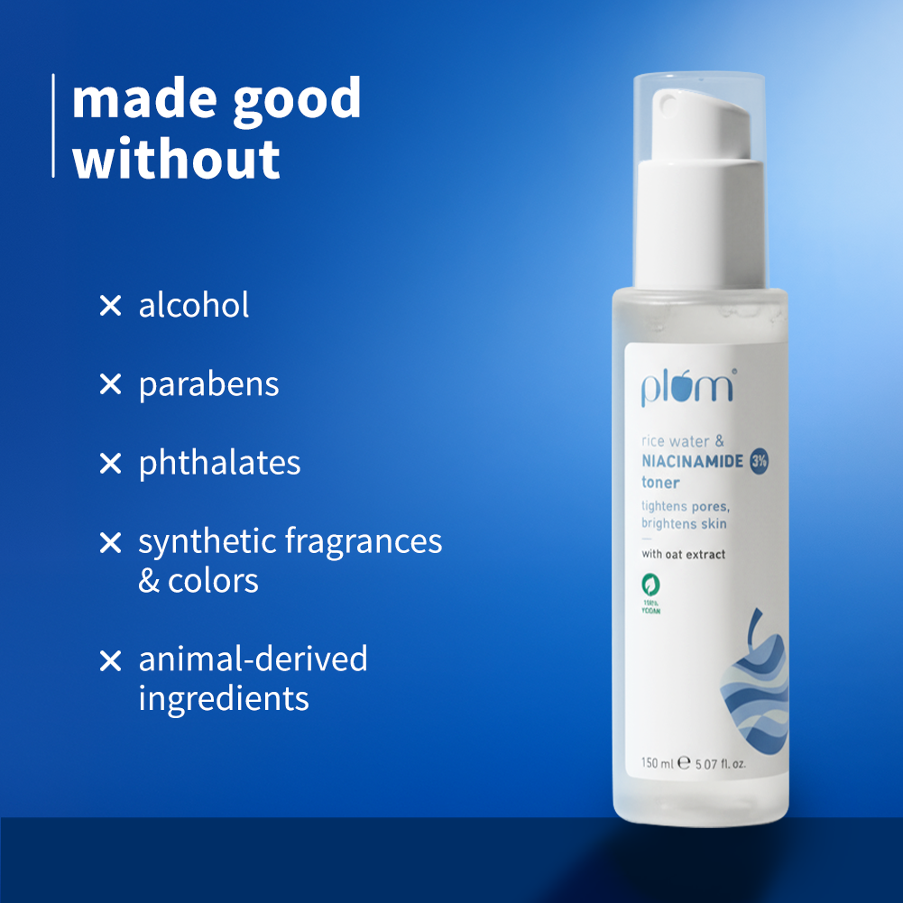 3% Niacinamide & Rice Water Toner for Bright Skin