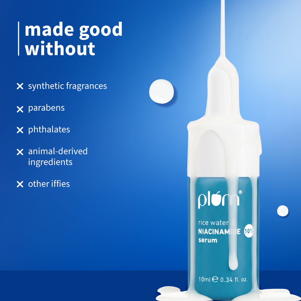 10% Niacinamide Face Serum with Rice Water For Clear & Bright Skin