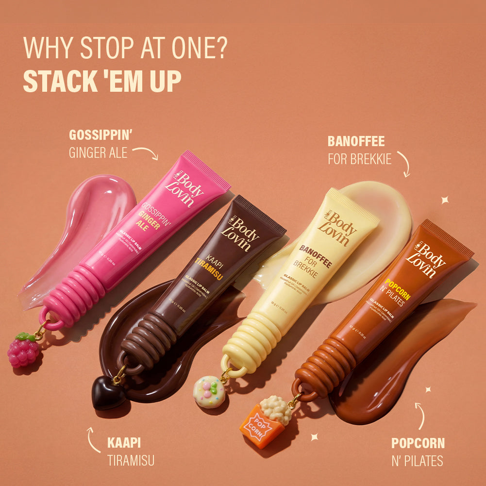 All-new glassic tinted lip balm duo by BodyLovin'