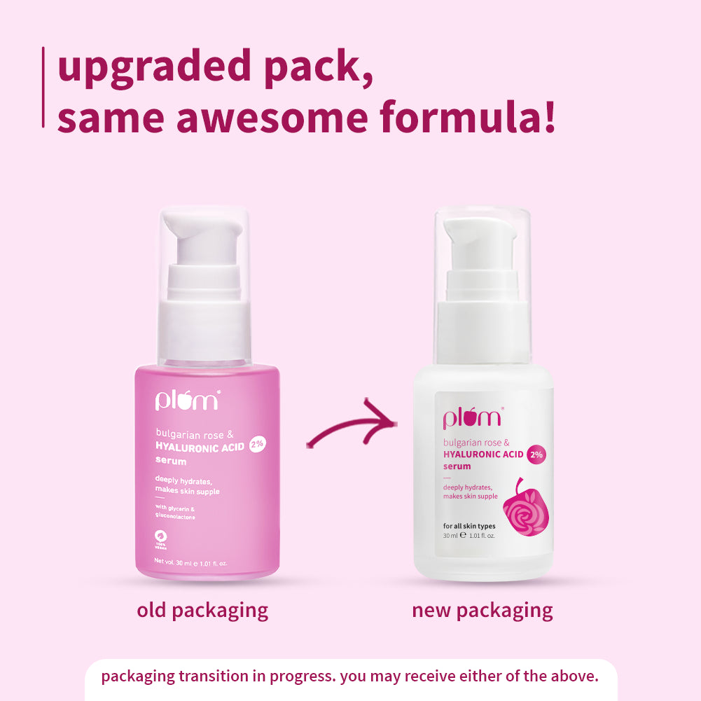 Bulgarian Rose & 2% Hyaluronic Acid Serum For Dry Skin