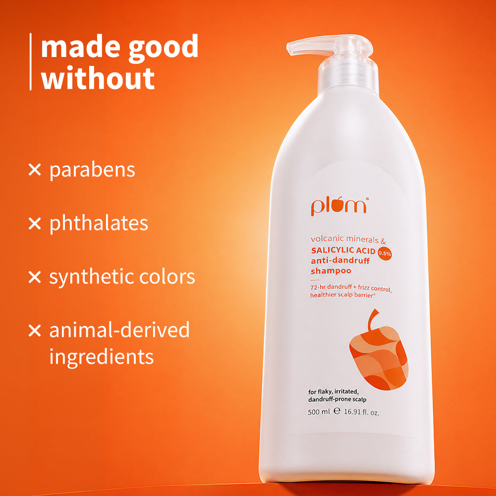 Volcanic Minerals & 0.5% Salicylic Acid Shampoo For Dandruff-Prone Hair