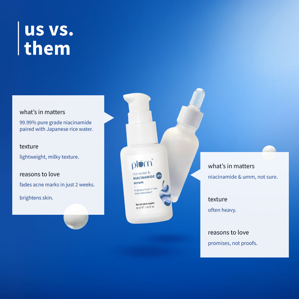 10% Niacinamide & Rice Water Brightening Face Serum