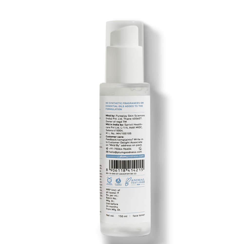 3% Niacinamide & Rice Water Toner for Bright Skin
