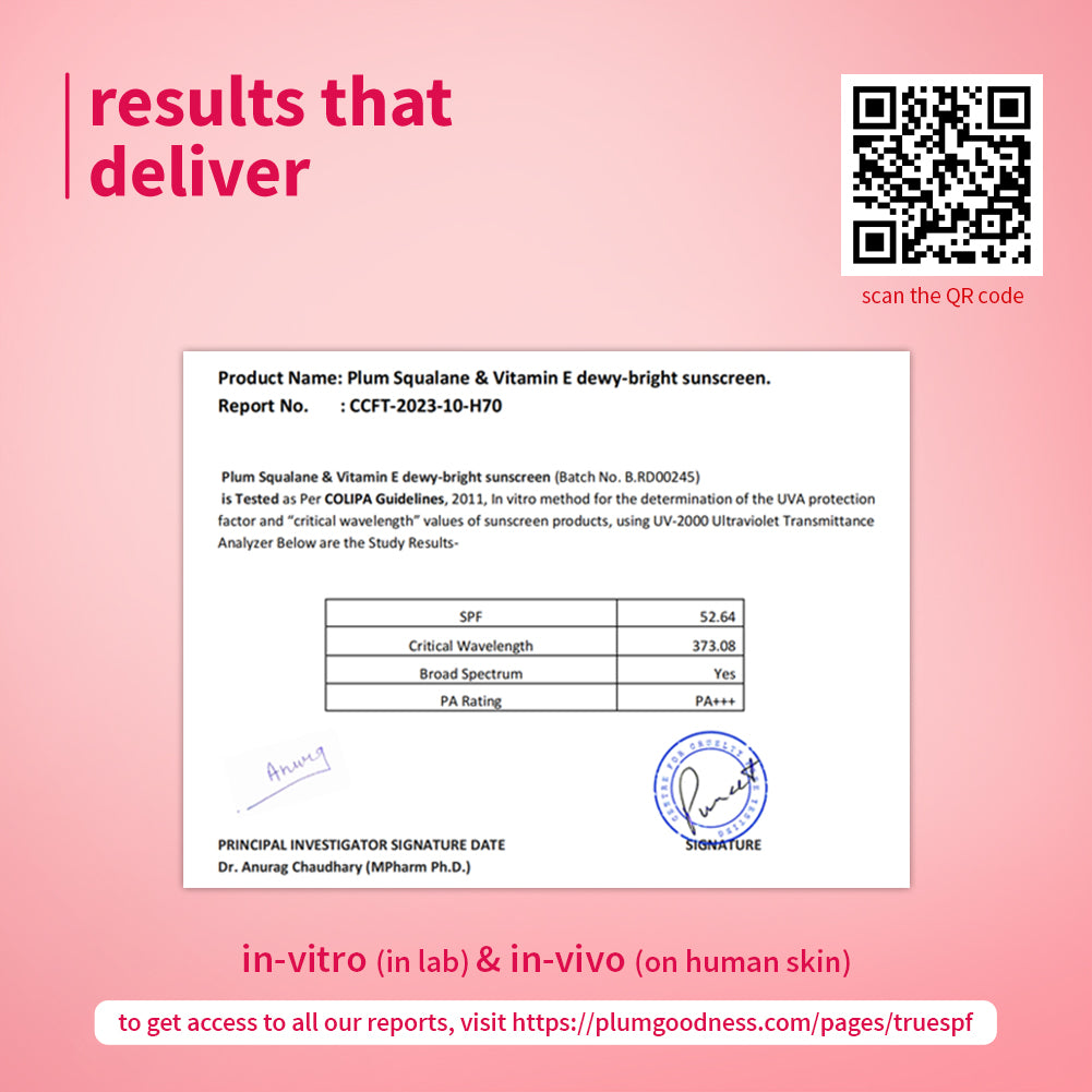 Squalane & Vitamin E SPF 50 PA+++ Dewy-Bright Sunscreen