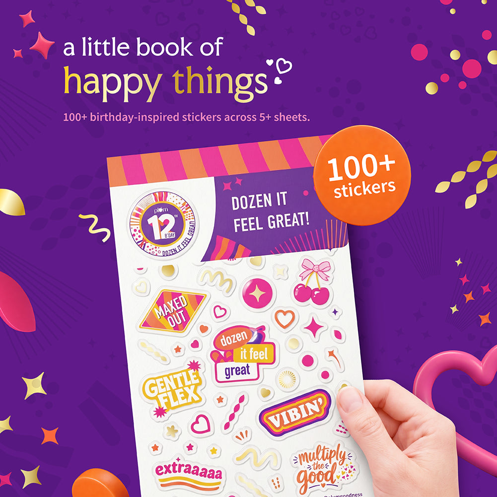 Stickers booklet with 100+ stickers