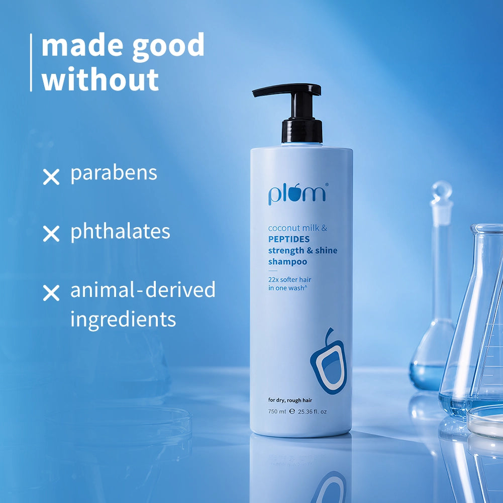 Coconut Milk & Peptides Shampoo For Soft & Shiny Hair