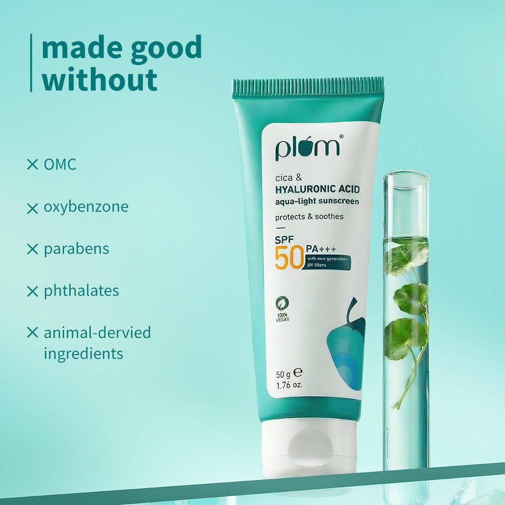 Cica & Hyaluronic Acid SPF 50 Sunscreen