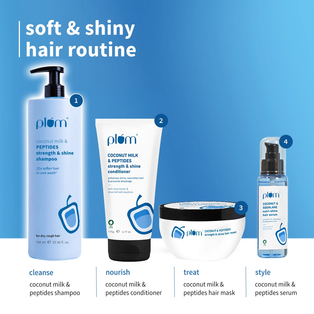 Coconut Milk & Peptides Shampoo For Soft & Shiny Hair