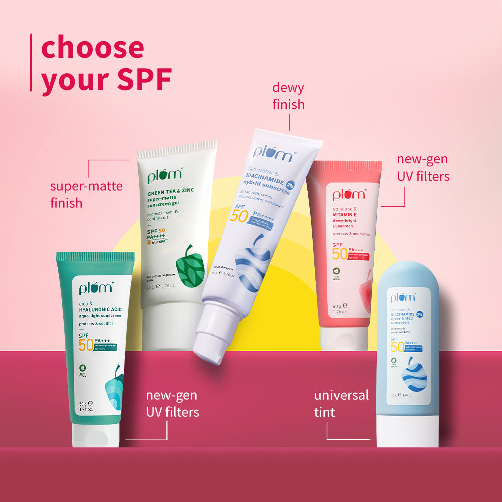 Squalane & Vitamin E Dewy-Bright Sunscreen SPF 50 PA+++