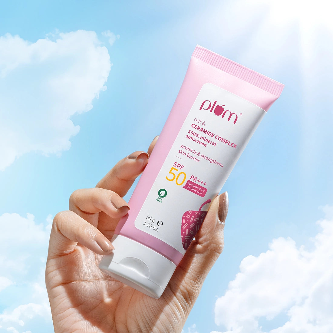 Plum Oat & Ceramide Complex 100% Mineral Sunscreen