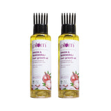 Onion & Bhringraj Hair Growth Oil – Pack of 2| Promotes Hair Growth, Soothes Scalp | Paraben-Free | 100% Vegan