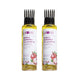 Onion & Bhringraj Hair Growth Oil – Pack of 2| Promotes Hair Growth, Soothes Scalp | Paraben-Free | 100% Vegan 