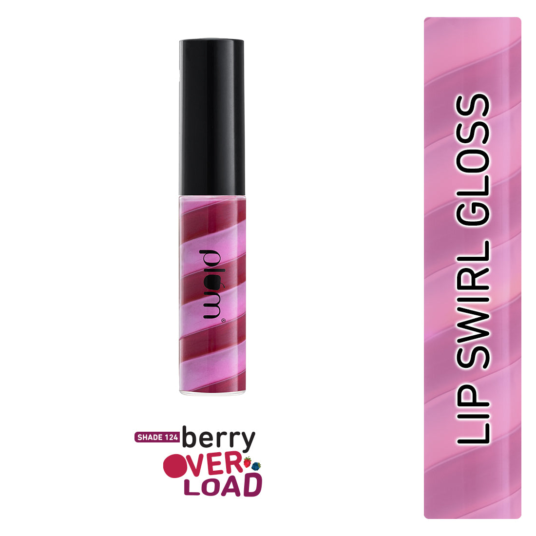 Plum Soft Swirl Lip Gloss(124 Berry Overload)