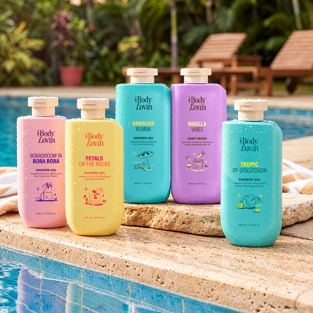 The ultimate shower gel collection by BodyLovin' ( Set of 5 shower gel)