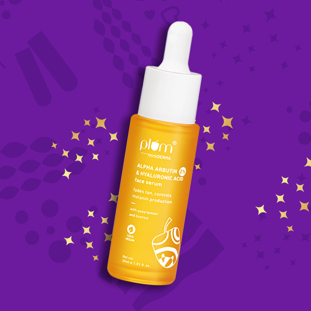 🎁 2% Alpha Arbutin & Hyaluronic Acid Tan Fading Face Serum For All Skin Types