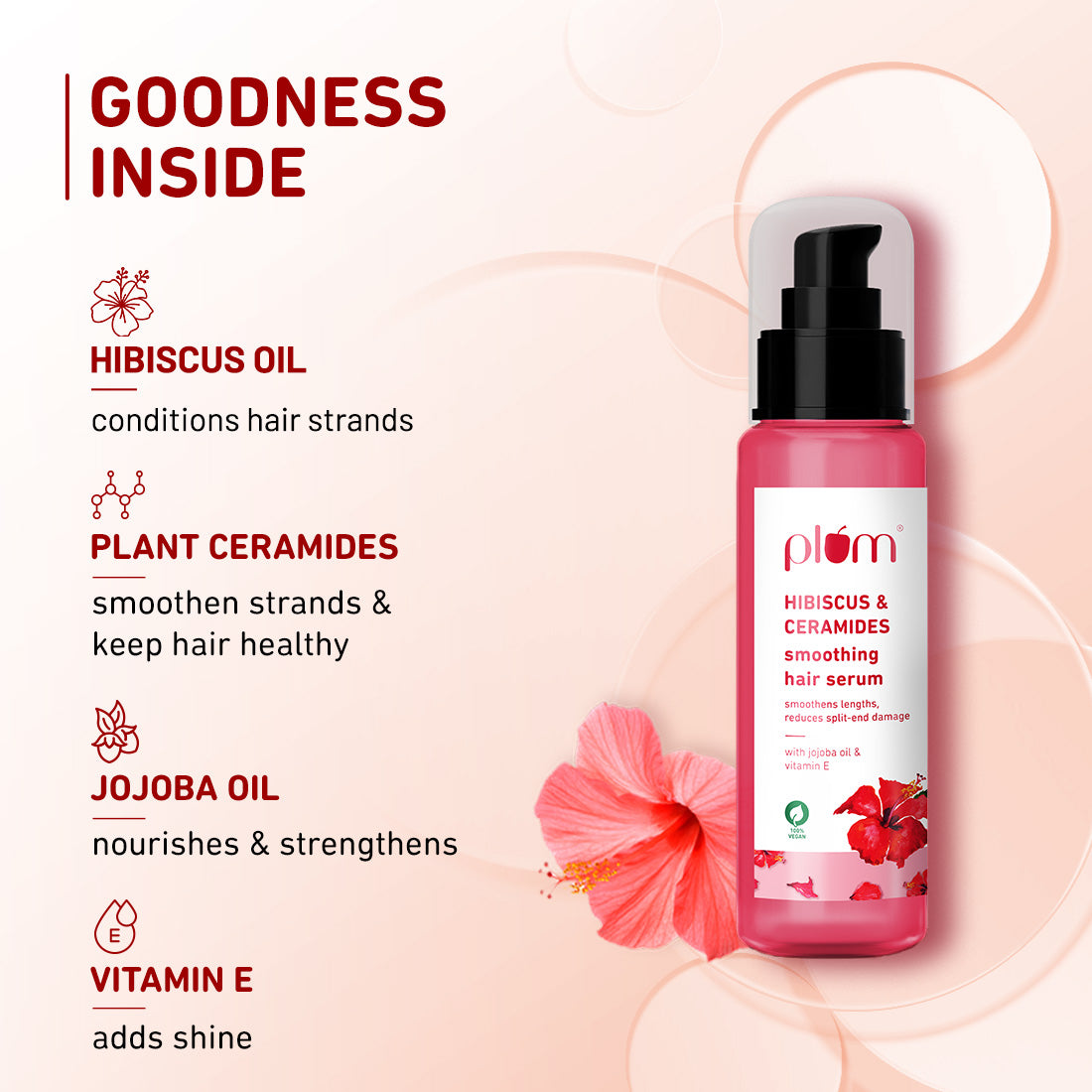 Hibiscus & Ceramides Smoothing Hair Serum