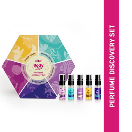 Perfume Discovery Set by Plum BodyLovin’( set of 5 perfumes)