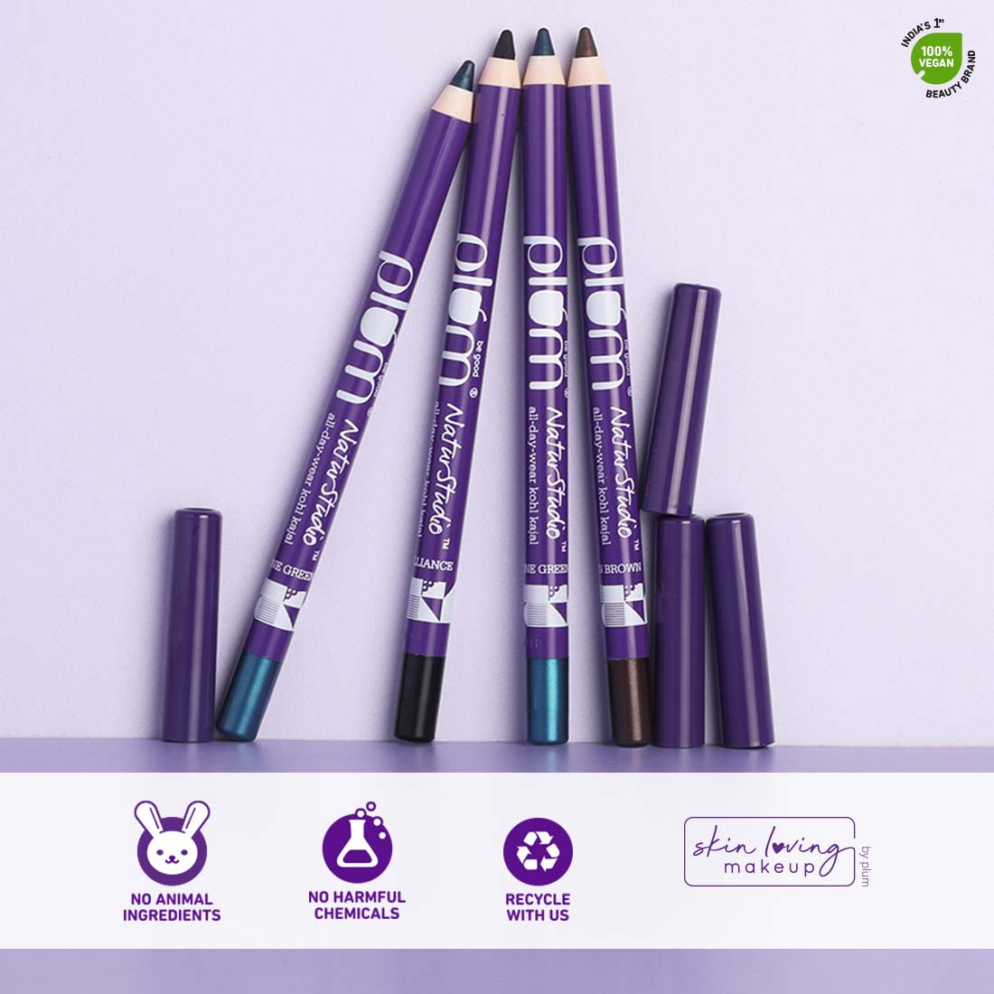 Plum NaturStudio ADW Kohl Kajal Gemstone Green