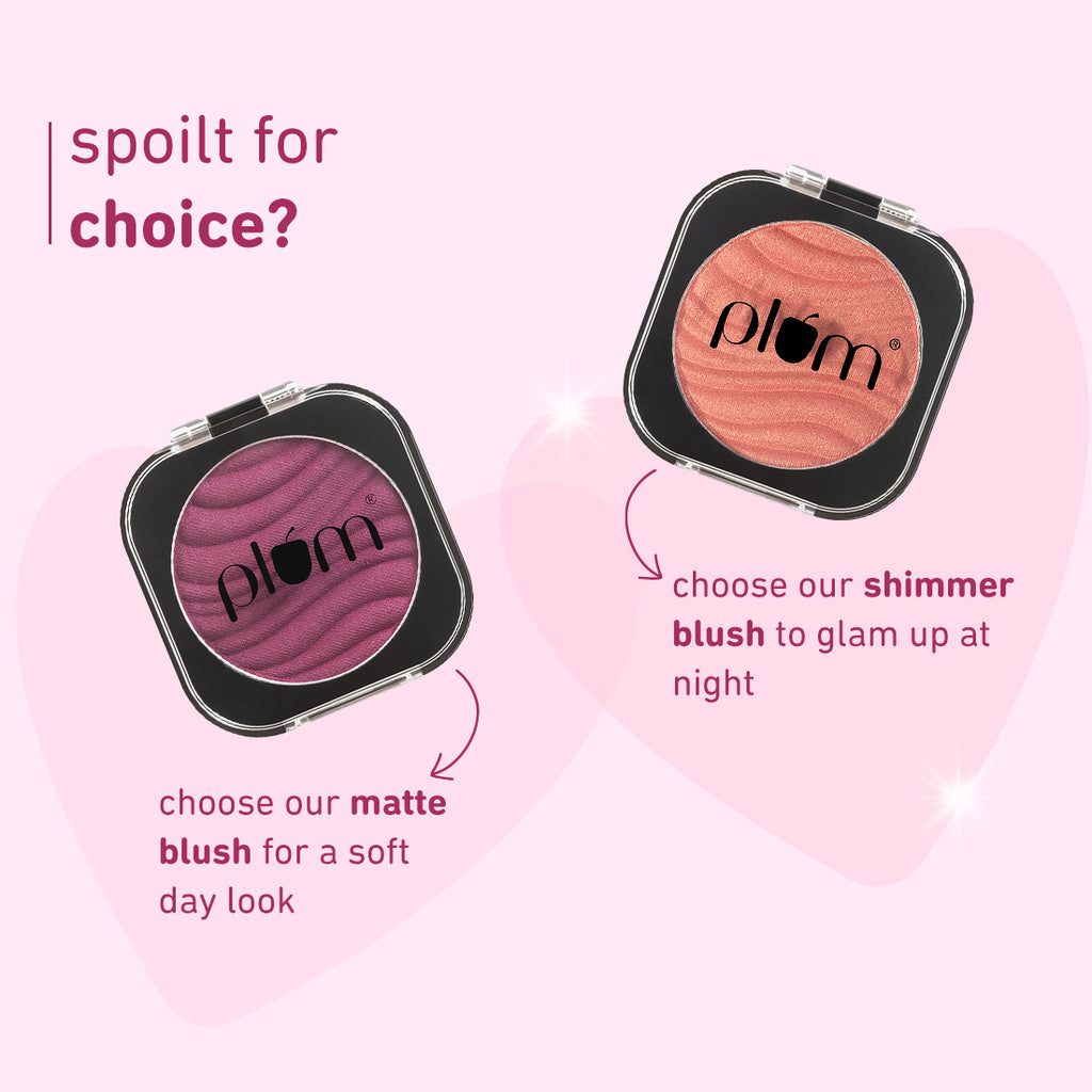Cheek-A-Boo Shimmer Blush | Highly Pigmented | Effortless Blending | 100% Vegan & Cruelty Free