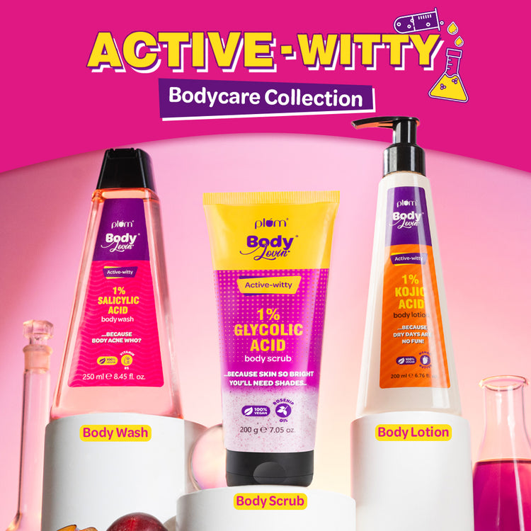 Active-witty 1% Salicylic Acid Body Wash by Plum BodyLovin'