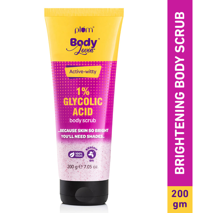 Active-witty 1% Glycolic Acid Body Scrub by Plum BodyLovin'