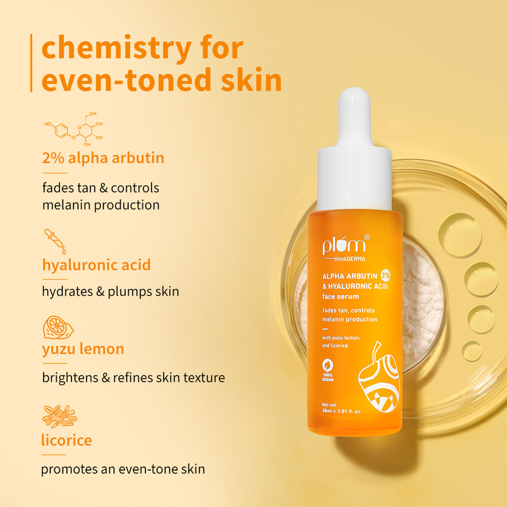2% Alpha Arbutin & Hyaluronic Acid Tan Fading Face Serum For All Skin Types image 4