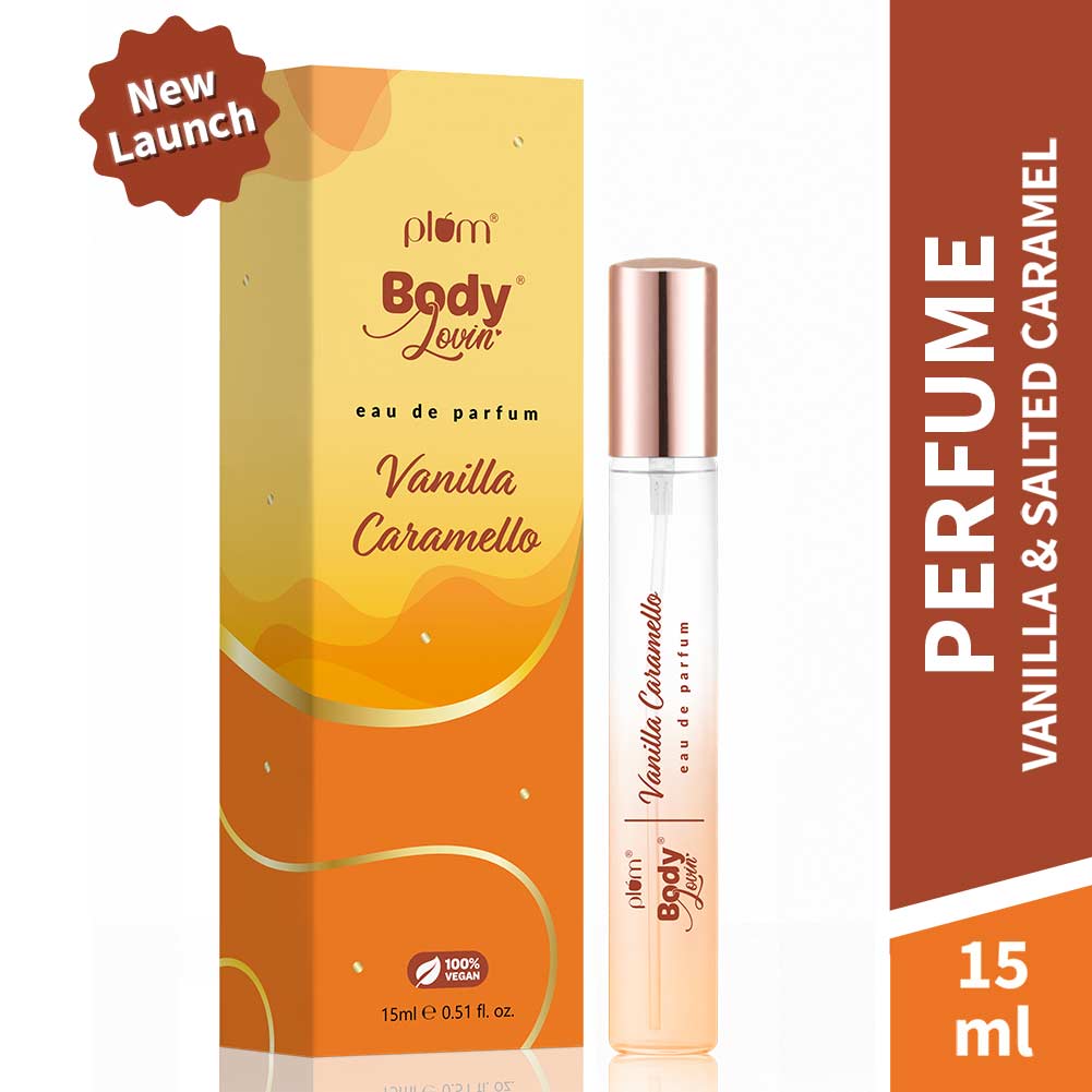🎁 Vanilla Caramello Eau De Parfum (Perfume) by Plum BodyLovin' | 15 ml